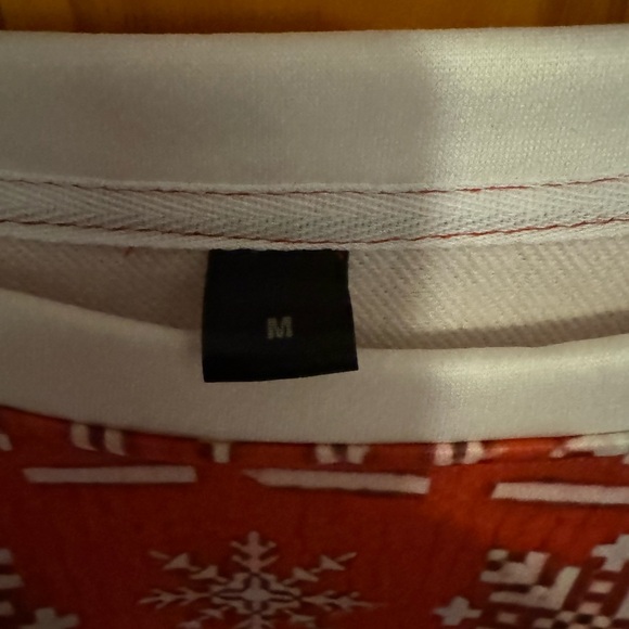 Unisex Smirnoff Vodka Ugly Sweater/Sweatshirt, Medium, Red & White - Picture 3 of 8